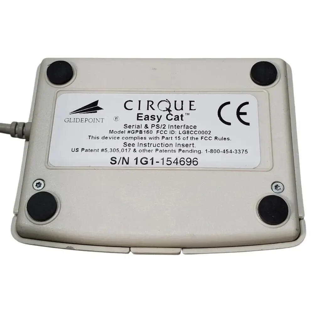 CIRQUE Easy Cat GP160 Wired Serial Glidepoint Touchpad, White